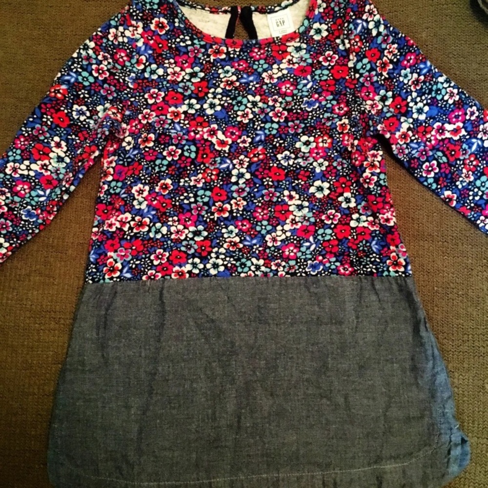 2T GAP Dress Girls Floral Like New